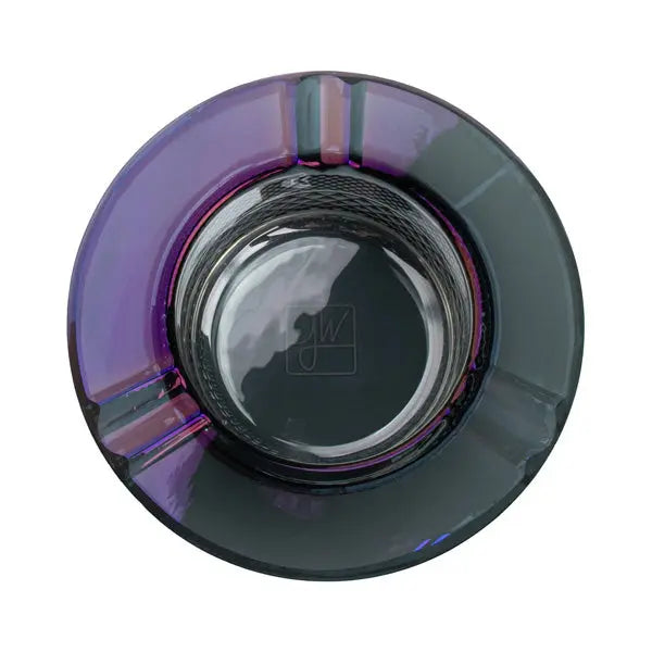 Jane West 20's Collection Ashtray – premium designer glass ashtray for stylish smoking setups - midnight top