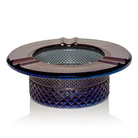 Jane West 20's Collection Ashtray – premium designer glass ashtray for stylish smoking setups - midnight