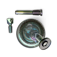 Jane West 20's Collection Bubbler – Elegant Glass Water Pipe for Smooth Smoking Experience - mermaid parts