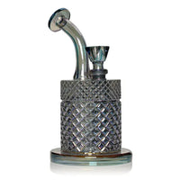 Jane West 20's Collection Bubbler – Elegant Glass Water Pipe for Smooth Smoking Experience - mermaid