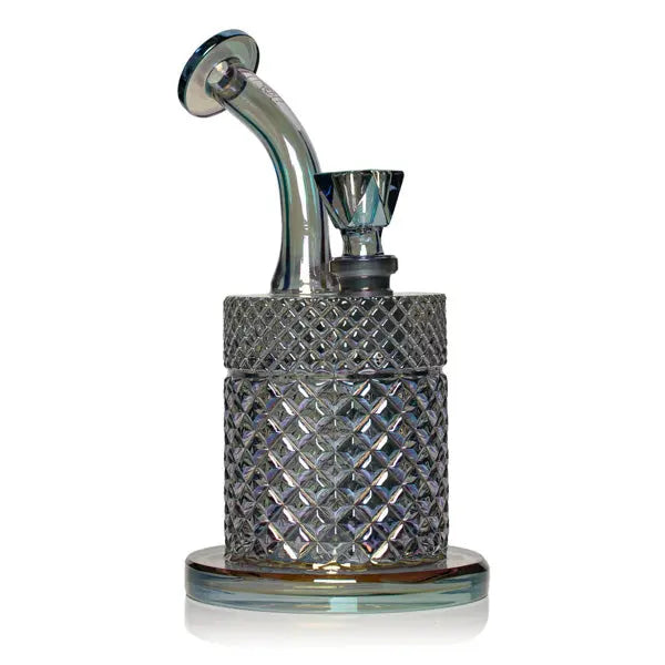 Jane West 20's Collection Bubbler – Elegant Glass Water Pipe for Smooth Smoking Experience - mermaid