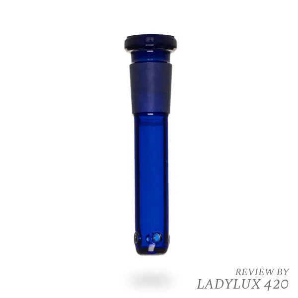 Jane West Twenties Collection Glass Downstem – Replacement Bong - cobalt