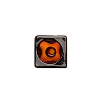 Jane West Twenties Collection 14mm Male Pull Out Bowl – Replacement Glass Bowl - amber top