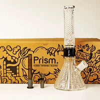 Jane West x Prism Modular Water Pipe – Premium Customizable Glass Bong - clear box