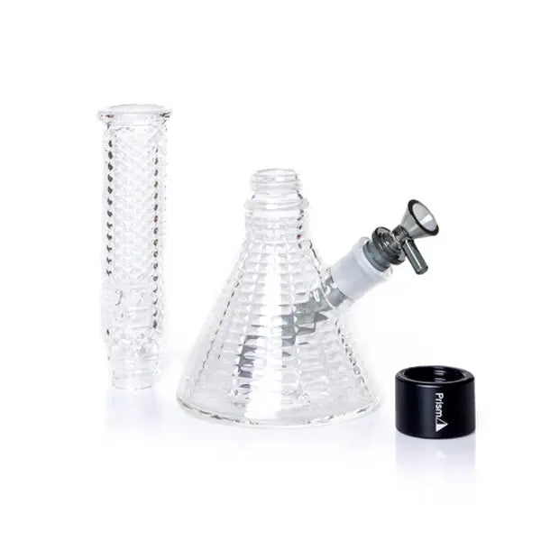 Jane West x Prism Modular Water Pipe – Premium Customizable Glass Bong - clear parts