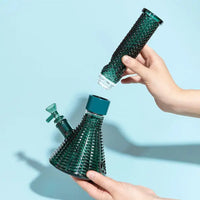 Jane West x Prism Modular Water Pipe – Premium Customizable Glass Bong - teal lifestyle 1
