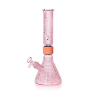 Jane West x Prism Modular Water Pipe – Premium Customizable Glass Bong - pink left