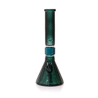 Jane West x Prism Modular Water Pipe – Premium Customizable Glass Bong - teal front