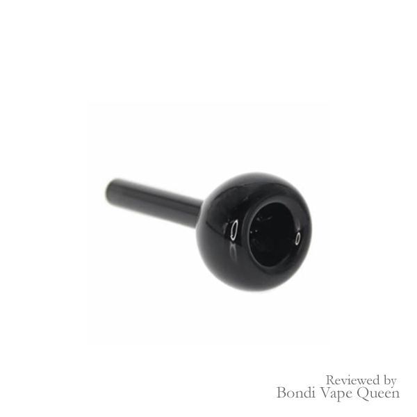 My Bud Vase Replacement Borosilicate Glass 9mm Flower Bowl w/Stem - Black