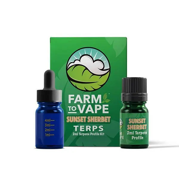 Farm To Vape Sunset Sherbet Terpene Kit w/Dropper – Fast Shipping Australia-Wide