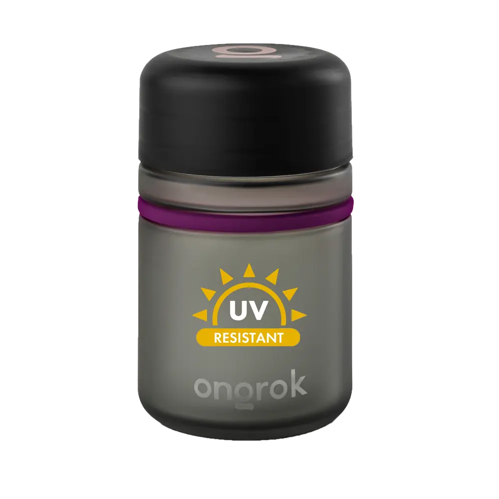 Ongrok Child Resistant Glass Storage Jar - 3 pack x 180ml each - We Are Lux