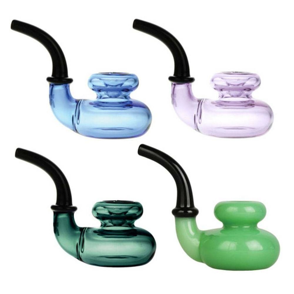 Pulsar Bi-Level Borosilicate Glass Sherlock Hand Pipe