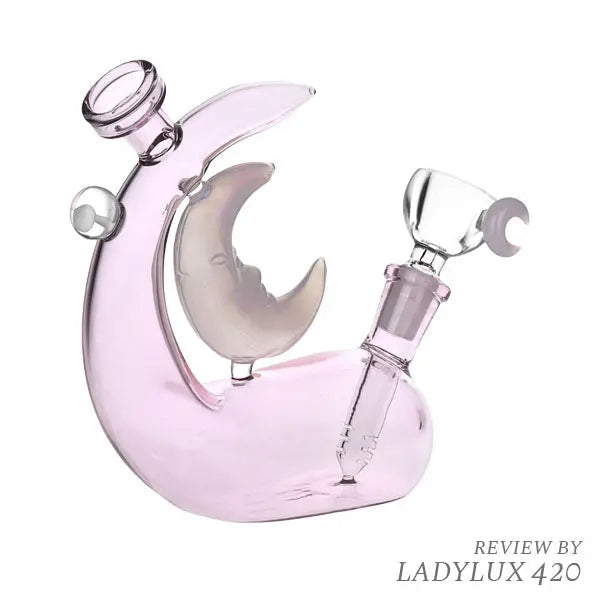 Lunar Lounge 5.75" Glass Water Pipe with fast shipping Australia-wide
