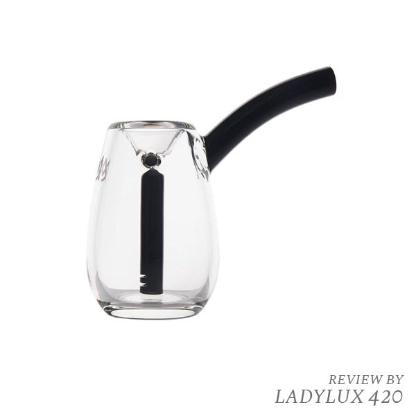 MJ Arsenal Bulb Mini 3.5" Glass Bubbler - Black Accents