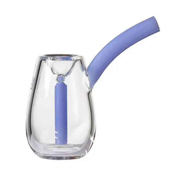MJ Arsenal Bulb Mini Glass Bubbler with vibrant colour accents for smooth smoking sessions - blueberry