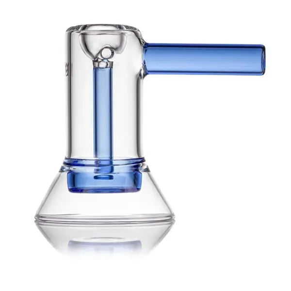 MJ Arsenal Cove Bubbler glass mini water pipe compact portable design - azure