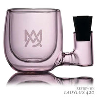 MJ Arsenal pink glass ISO cleaning station for bongs and dab rigs