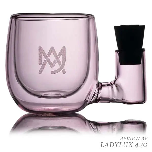 MJ Arsenal pink glass ISO cleaning station for bongs and dab rigs