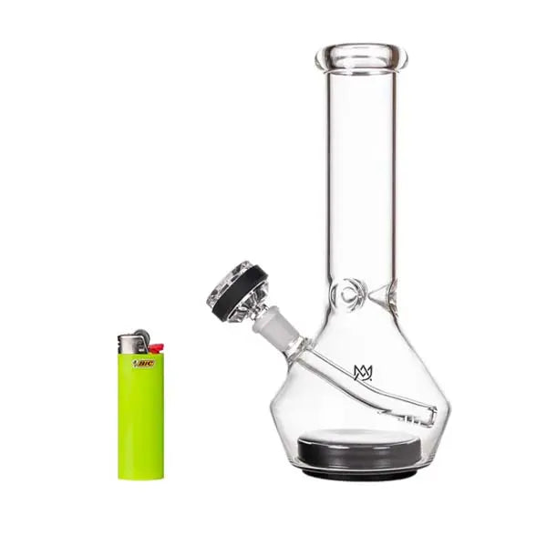 MJ Arsenal Lifeproof Nexus Tip Proof 9.5-inch beaker bong - side lighter