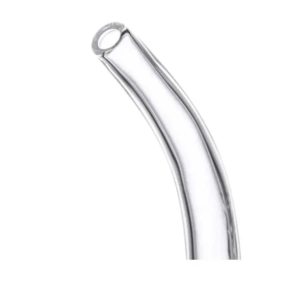 MJ Arsenal Lumina Bubbler clear glass compact water pipe for smooth filtration - mouthpiece