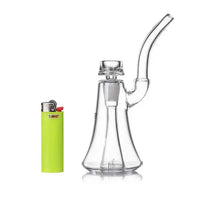 MJ Arsenal Lumina Bubbler clear glass compact water pipe for smooth filtration - size
