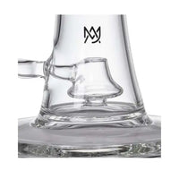 MJ Arsenal Spire Water Pipe with recycler design and premium glass craftsmanship - bottom