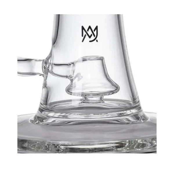 MJ Arsenal Spire Water Pipe with recycler design and premium glass craftsmanship - bottom