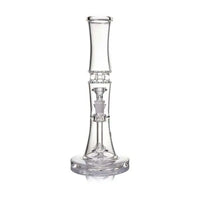 MJ Arsenal Spire Water Pipe with recycler design and premium glass craftsmanship - front