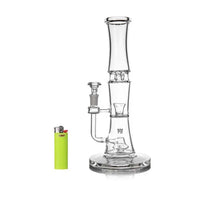 MJ Arsenal Spire Water Pipe with recycler design and premium glass craftsmanship - size