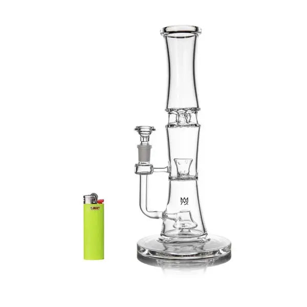 MJ Arsenal Spire Water Pipe with recycler design and premium glass craftsmanship - size