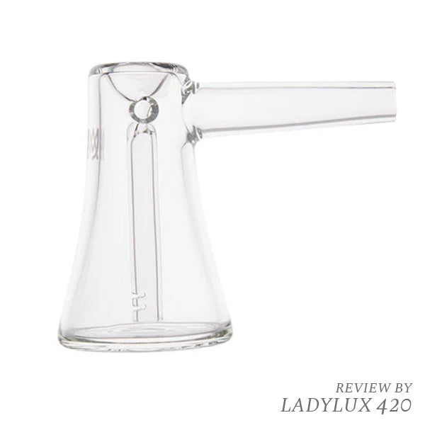 MJ Arsenal Vulkan Mini Glass Bubbler – compact, durable, and perfect for smooth water filtration.
