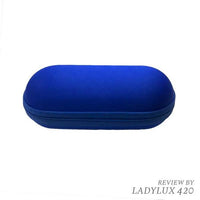 Medium Hard Case Shell Pouch with fast shipping Australia-wide for safe storage - blue front