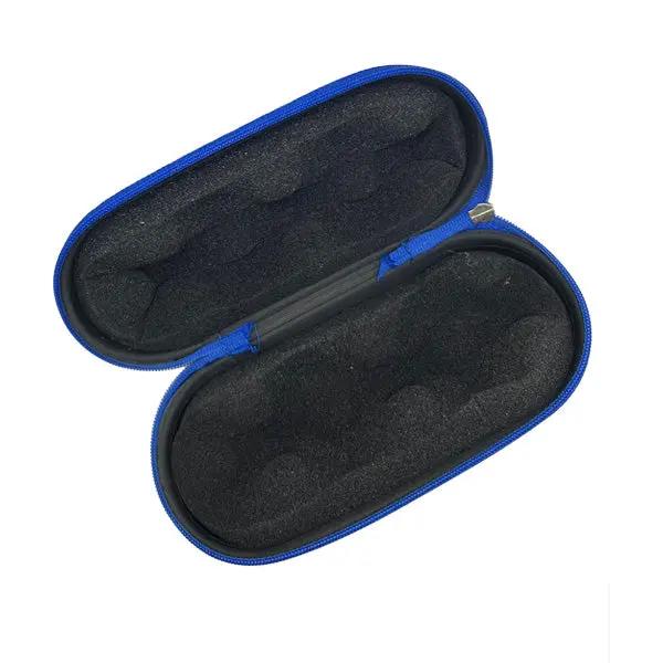 Medium Hard Case Shell Pouch with fast shipping Australia-wide for safe storage - blue open