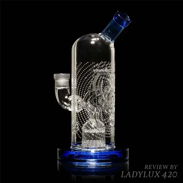 Milkyway Chakra Level 1 8" Light Blue Dab Rig Bubbler 