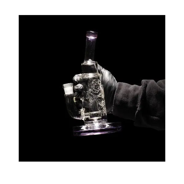 Milkyway Glass Cherub 8.5″ Bong Purple Accents – Fast Shipping Australia-Wide-hand