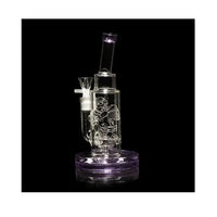 Milkyway Glass Cherub 8.5″ Bong Purple Accents – Fast Shipping Australia-Wide-side