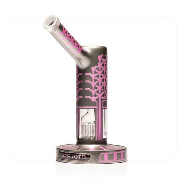 Milkyway Glass Ionic Armor 9″ Dab Rig - Pink - left