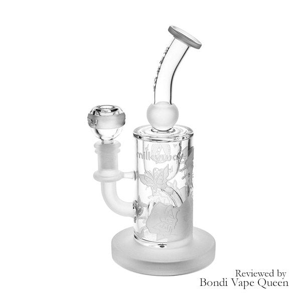 Milkyway Glass Kabuki Recycler Water Pipe - 6”_14mm F