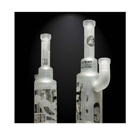 Milkyway Glass Space Odyssey Area 51 clear bong UFO alien design water pipe - pair