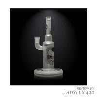 Milkyway Glass Space Odyssey Area 51 clear bong UFO alien design water pipe