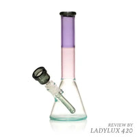 Milkyway Glass Stack 4 10" Beaker Bong – Premium Glass Water Pipe - left