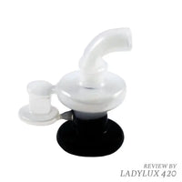 Mini Banger Hanger Carb Cap & Pendant Clear Glass – Fast shipping Australia-wide - front

