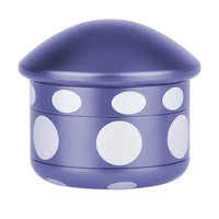 Mushroom shaped aluminium 4 piece 1.8 inch grinder with fast shipping Australia-wide - blue