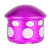 Mushroom shaped aluminium 4 piece 1.8 inch grinder with fast shipping Australia-wide - purple
