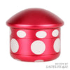 Mushroom shaped aluminium 4 piece 1.8 inch grinder with fast shipping Australia-wide - red