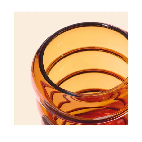 NWTN Home Bolla Gravity Bong premium glass water pipe for smooth smoking - baltic amber mouthpiece