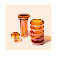 NWTN Home Bolla Gravity Bong premium glass water pipe for smooth smoking - baltic amber parts