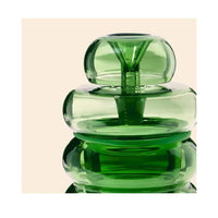 NWTN Home Bolla Gravity Bong premium glass water pipe for smooth smoking - emerald close
