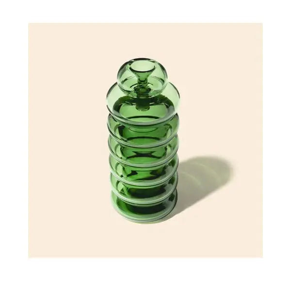 NWTN Home Bolla Gravity Bong premium glass water pipe for smooth smoking - emerald top