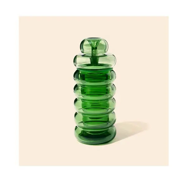 NWTN Home Bolla Gravity Bong premium glass water pipe for smooth smoking - emerald